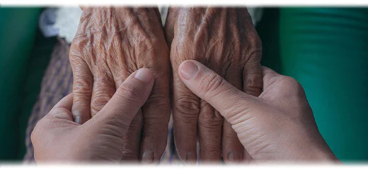 An image showing a person holding their hand, suggesting discomfort, with text discussing arthritis. The image conveys the topic of arthritis management