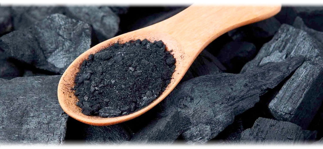The image suggests the topic of exploring the uses and benefits of charcoal