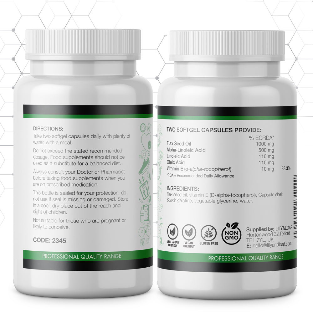 Lily & Loaf - Omega 3-6-9 1000mg (Organic) - Softgel Capsule