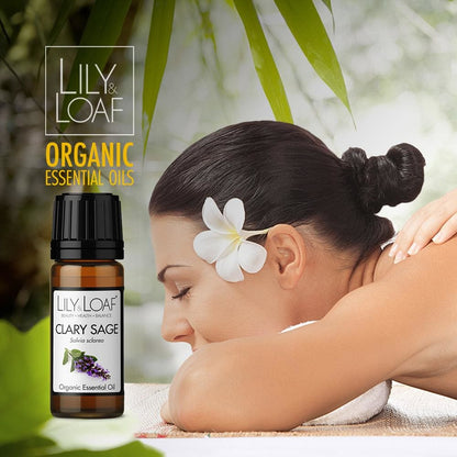 Lily and Loaf - Clary Sage Organic Essential Oil (10ml) - Essential Oil