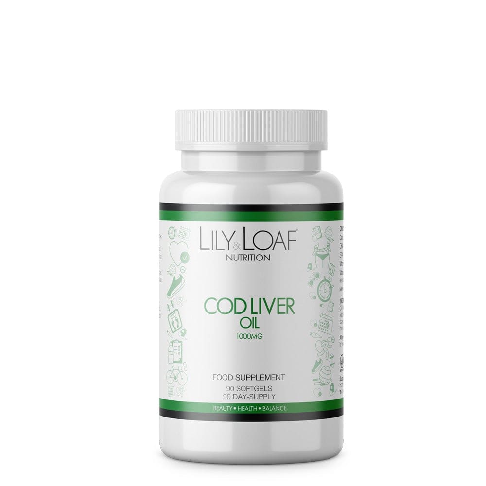 Lily & Loaf - Cod Liver Oil 1000mg (90 Softgel Capsules) - Softgel Capsule