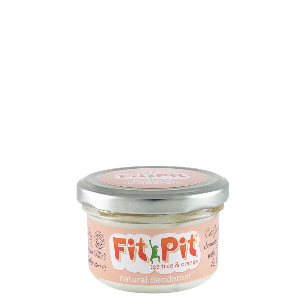 Fit Pit - Fit Pit Tea Tree & Orange – Natural Deodorant (25ml/100ml) - Skincare