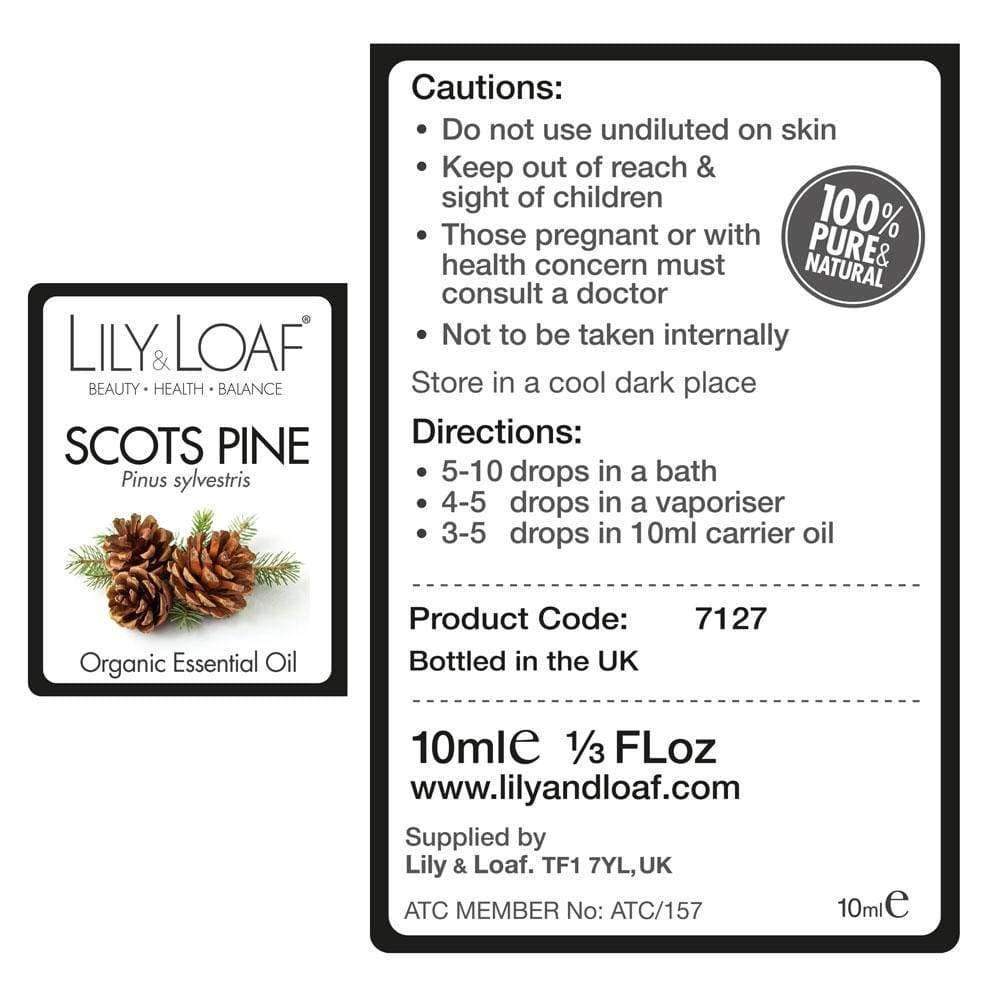 Lily & Loaf - Scots Pine 10ml (Organic) - Essential Oil