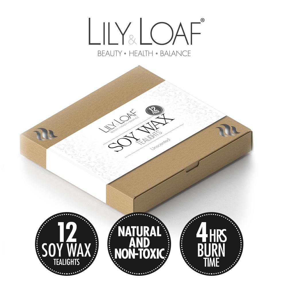 Lily and Loaf - Soy Wax Tealights (Box of 12) - Candle