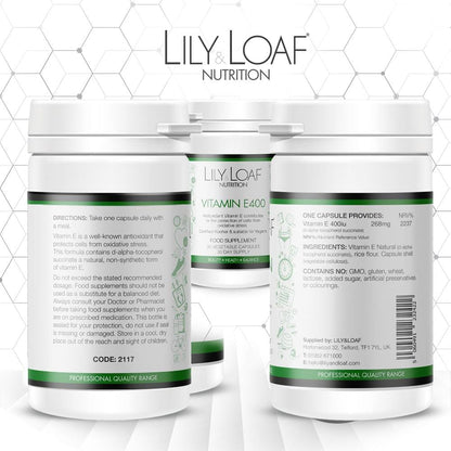 Lily and Loaf - Vitamin E 400IU (30 Vegetable Capsules) - Capsule